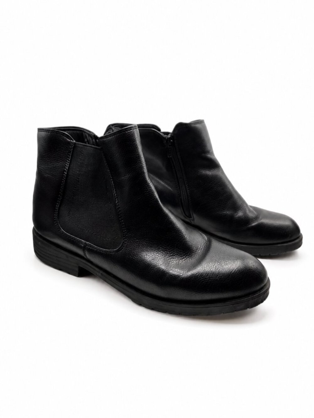 BearTraps Daytona Chelsea Ankle Boots Black 8.5W